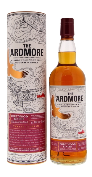 Image sur Ardmore 12 Years Port Wood Finish 46° 0.7L