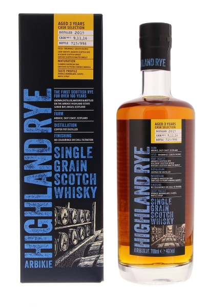 Image sur Arbikie Highland Rye 46° 0.7L