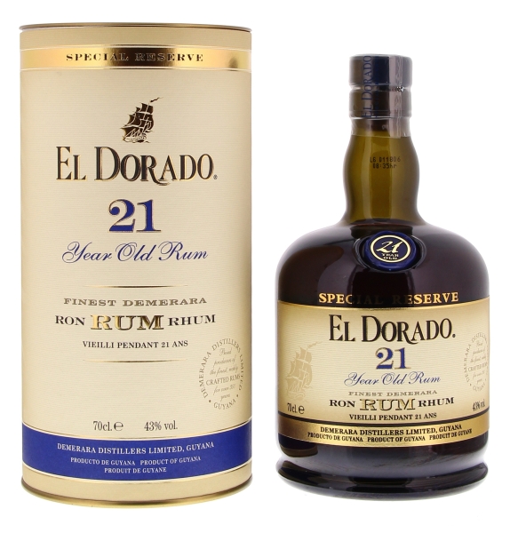 Image sur El Dorado Special Reserve 21 Years 43° 0.7L