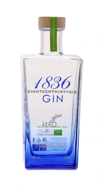 Image sur 1836 Belgian Organic Gin 43° 0.7L