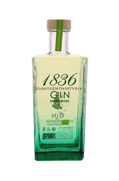Image sur 1836 Belgian Organic Barrel Aged Gin 42° 0.7L