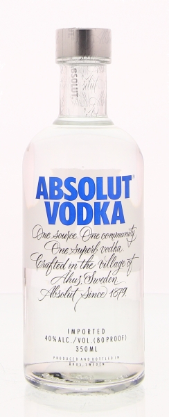 Image sur Absolut Blue 40° 0.35L