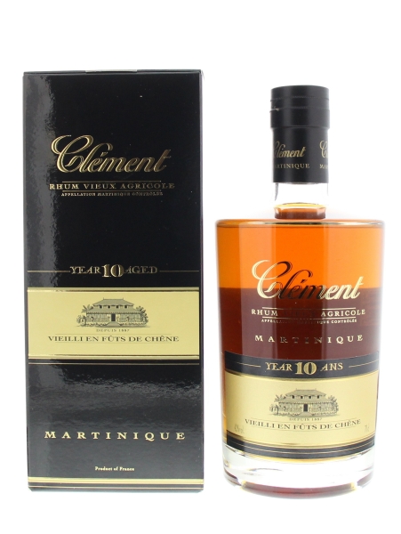 Image sur Clément 10 Years Rhum Agricole Très Vieux 42° 0.7L