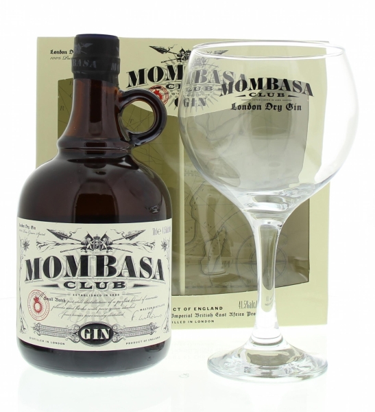 Image sur Mombasa Club Gin + Verre 41.5° 0.7L