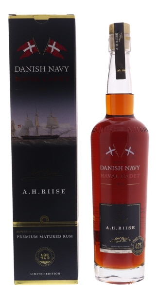 Image sur A.H. Riise Royal Danish Navy Rum Naval Cadet 42° 0.7L