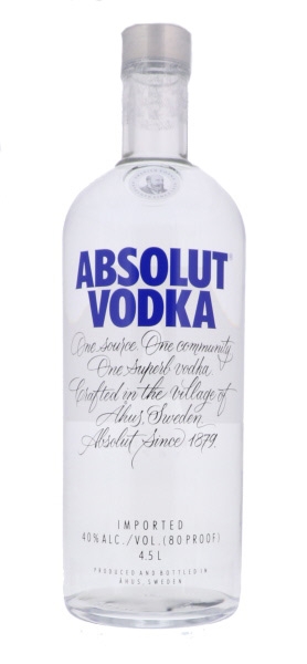 Image sur Absolut Blue 40° 4.5L