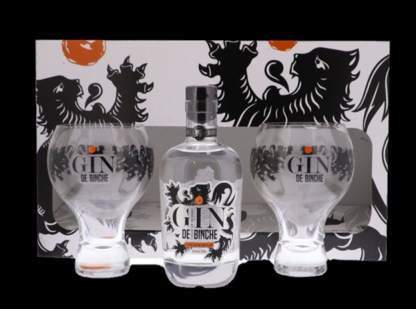 Image sur Gin de Binche +  2 Verres 40° 0.7L