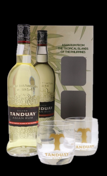 Image sur Tanduay Silver Rum + 2 Verres 40° 0.7L