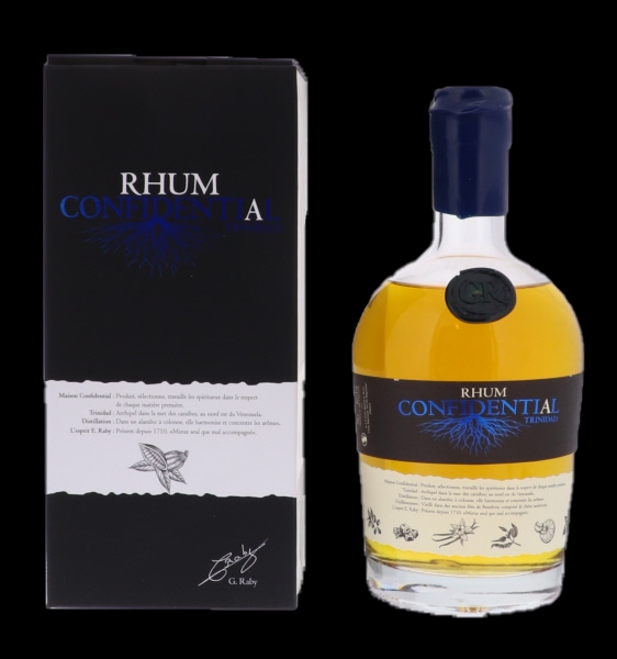 Image sur Confidential Rhum Finition en Fût de Bourbon 40° 0.7L