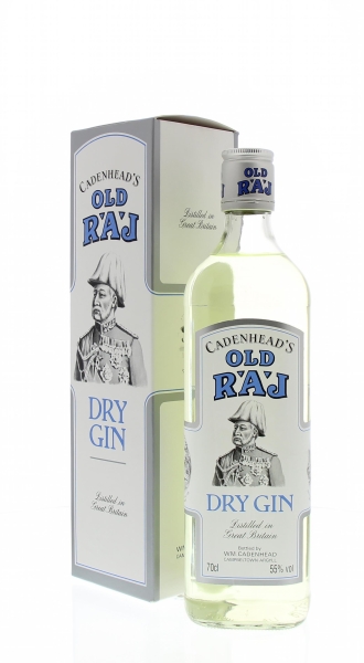 Image sur Cadenhead's Old Raj Gin Blue 55° 0.7L