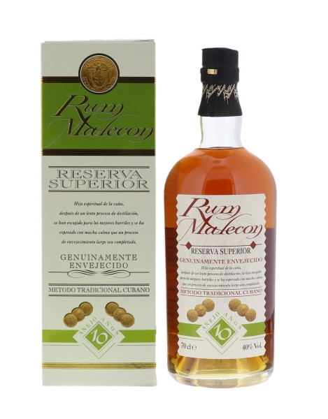 Image sur Malecon Reserva Superior Anejo 10 Years 40° 0.7L