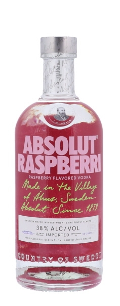 Image sur Absolut Raspberri 38° 0.7L