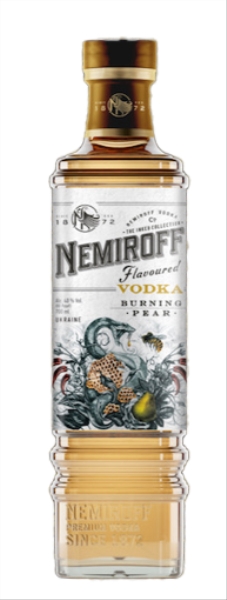 Image sur Nemiroff Vodka Burning Pear 40° 0.7L