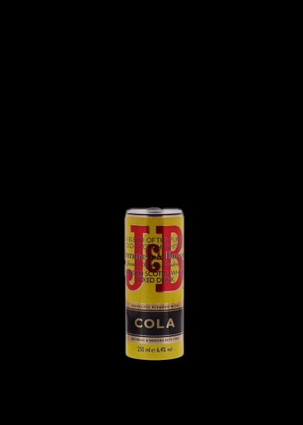 Image sur J&B Cola Can 6.4° 0.25L