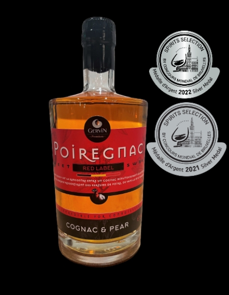 Image sur Poiregnac Red Label Distillerie Gervin 38° 0.5L