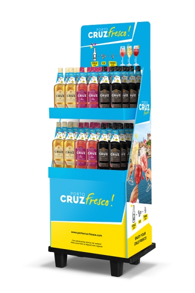 Image sur Display 48 Cruz 75 cl Mix (16 White, 16 Pink,16 Tawny) 19° 36L