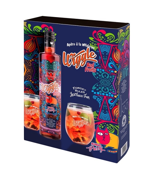 Image sur Wiggle Apéro Red Fruits + 2 Verres 18° 0.7L