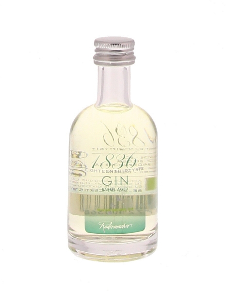 Image sur 1836 Belgian Organic Barrel Aged Gin 42° 0.05L
