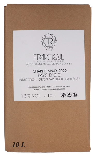 Image sur Fraktique Chardonnay BIB 13° 10L
