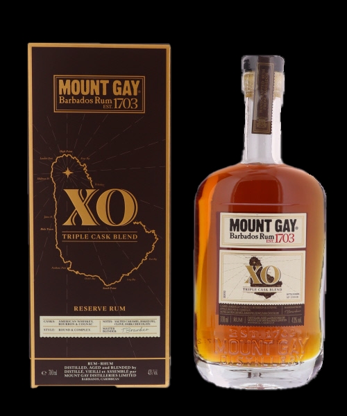 Image sur Mount Gay XO Triple Cask Rum 43° 0.7L
