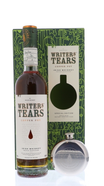Image sur Writer's Tears Copper Pot + Flask 40° 0.7L