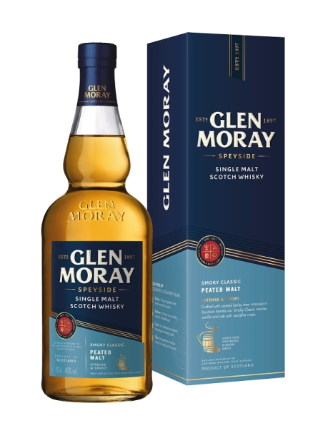 Image sur Glen Moray Classic Peated Single Malt 40° 0.7L