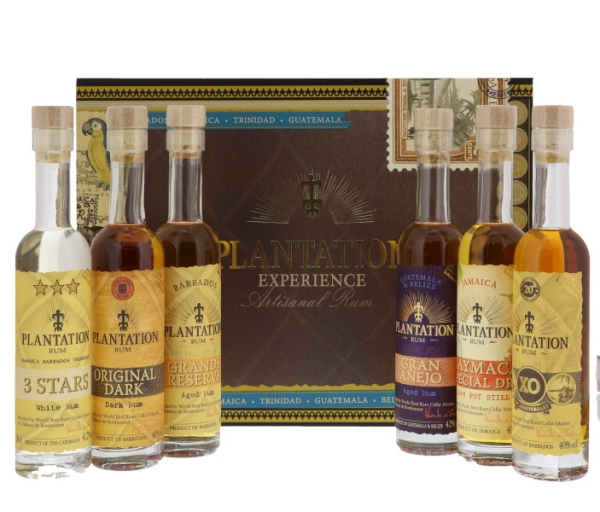Image sur Plantation Rum Experience Giftpack 6 x 10 cl 41.03° 0.6L