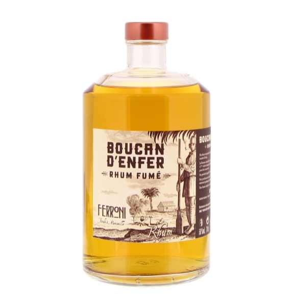 Image sur Maison Ferroni Boucan d'Enfer Rhum Fumé 50° 0.7L