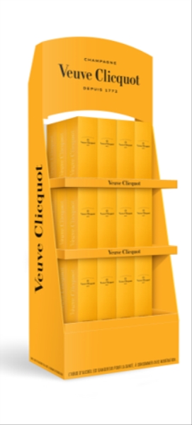 Image sur Display 48 Veuve Clicquot Brut 75 cl + Giftbox Gratuit 12.5° 36L