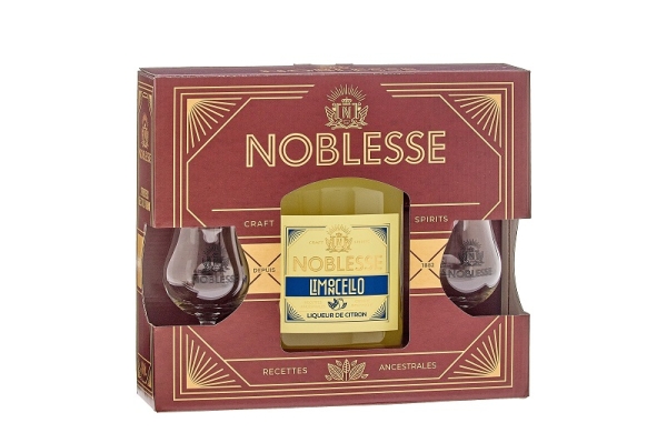 Image sur Limoncello Noblesse + 2 Verres 30° 0.7L