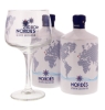 Image sur Nordes Gin Special Pack (2 Bouteilles + 6 Verres) 40° 1.4L