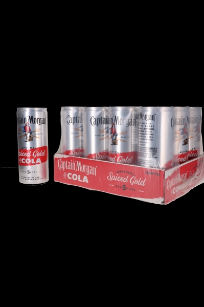Image sur Captain Morgan & Cola Cans 5° 0.25L