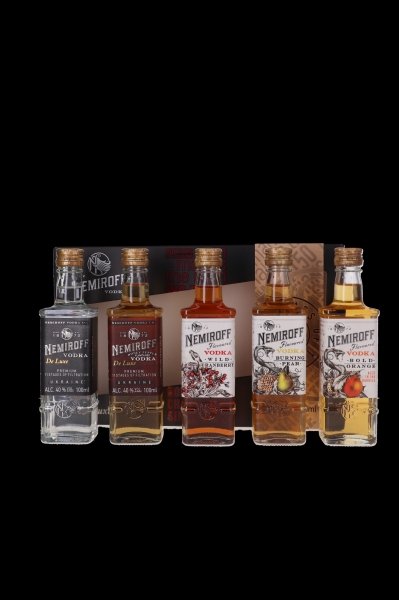 Image sur Nemiroff Vodka Mix Pack 5 x 10 cl 40° 0.5L