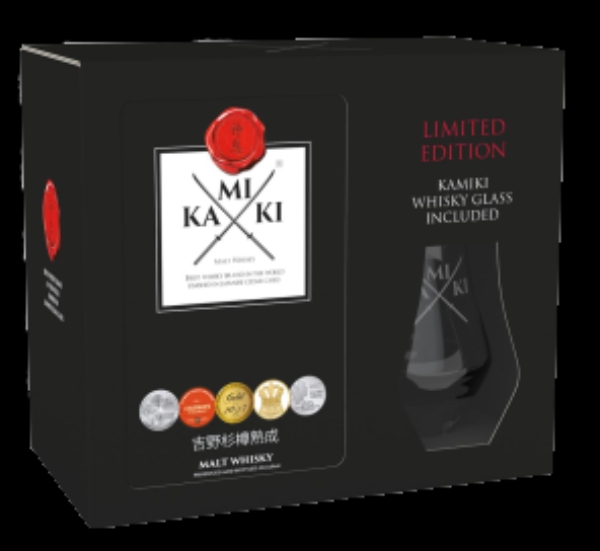 Image sur Kamiki Blended Malt + Verre 48° 0.5L