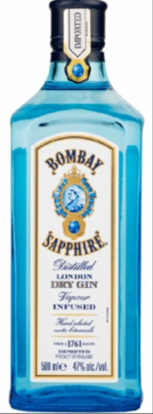 Image sur Bombay Sapphire 40° 0.5L