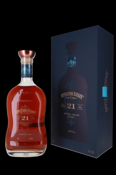 Image sur Appleton Estate 21 Years Nassau Valley Casks 43° 0.7L