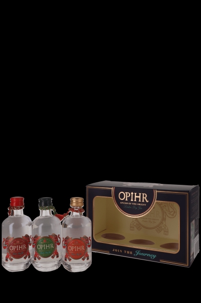 Image sur Opihr Gin 3 x 5 cl (Far East Edition, European Edition, Arabian Edition) 43° 0.15L