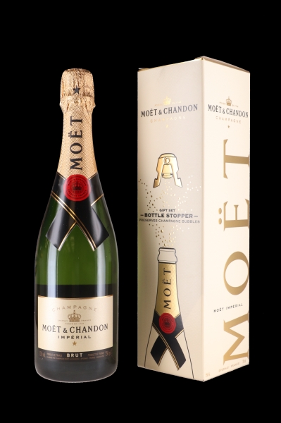 Image sur Moët & Chandon Impérial Brut + Bottle Stopper 12° 0.75L