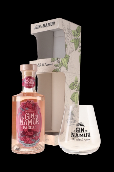 Image sur Le Gin de Namur Ma Belle + Verre 40° 0.5L