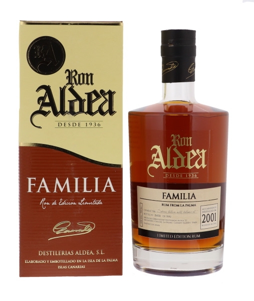 Image sur Aldéa Ron Familia (Distilled 2001) 40° 0.7L