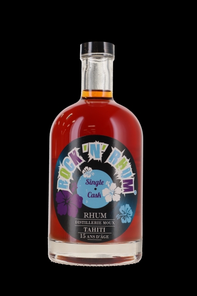 Image sur Tahiti Rock N Rhum 15 Years 45° 0.7L