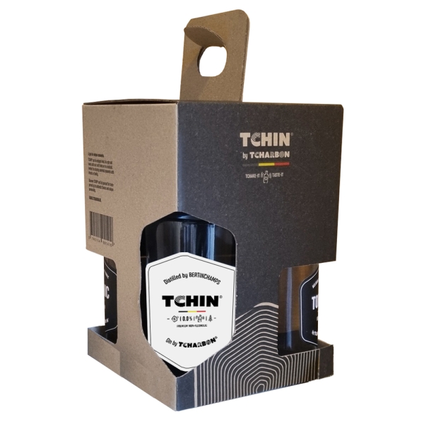 Image sur Tchin 0.0° by Tcharbon + 2 Tchin Tonics + Verre  0.5L