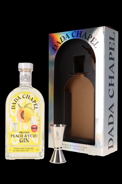 Image sur Dada Chapel Peach Yuzu Gin + Jigger 40° 0.7L