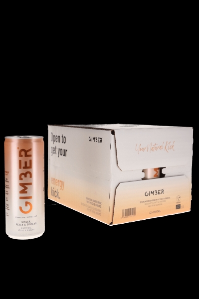 Image sur Gimber Energy Kick Ready To Drink Can (12-Pack)  0.25L