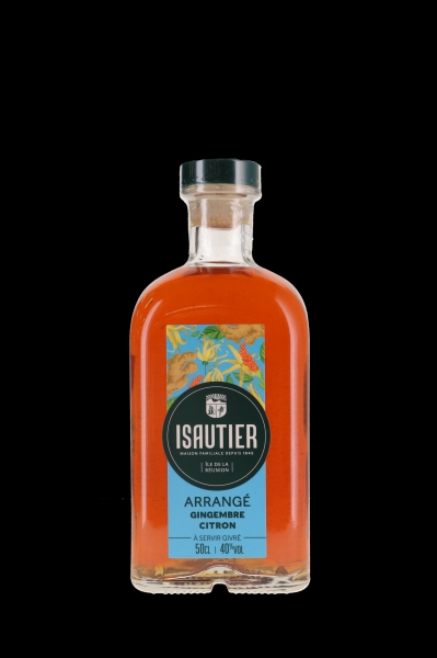 Image sur Isautier Arrangé Gingembre Citron 40° 0.5L