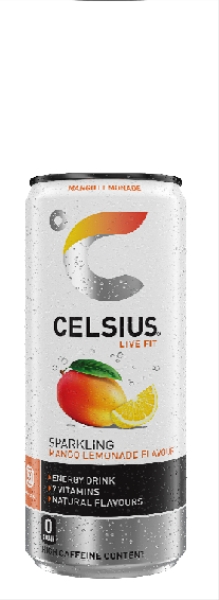 Image sur Celsius Mango Lemonade Can  0.25L