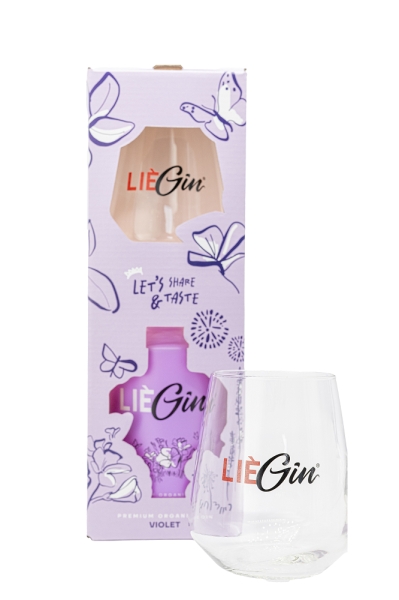 Image sur LièGin Violet + Verre 40° 0.5L