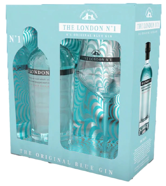 Image sur London N°1 Gin + Verre 43° 0.7L
