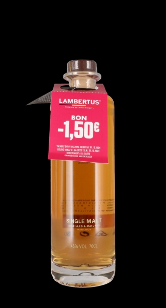 Image sur Lambertus Single Malt (New Bottle) + Bon 1.5 € 46° 0.7L