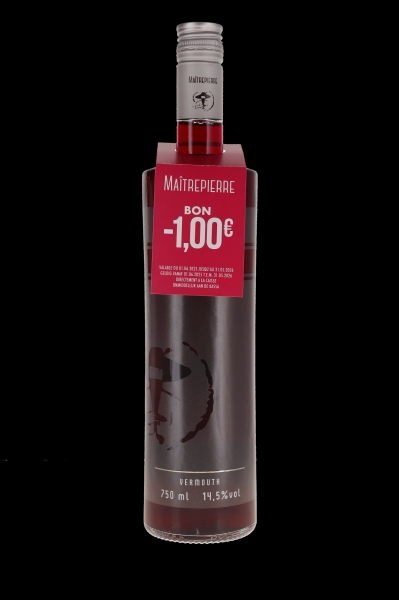 Image sur Maître Pierre Rouge + Bon 1 € 14.5° 0.75L